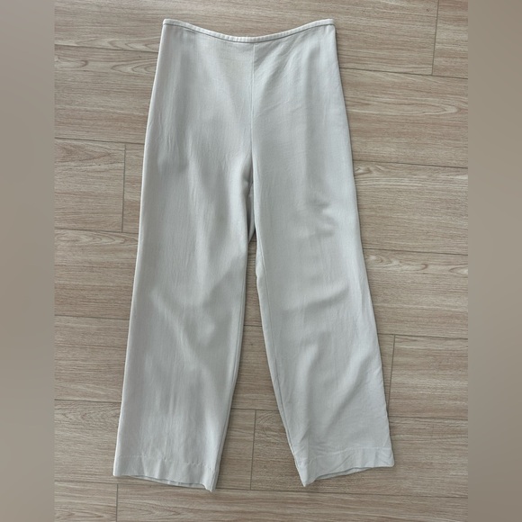 Armani Collezioni Cream Textured Pants VINTAGE - Picture 1 of 10